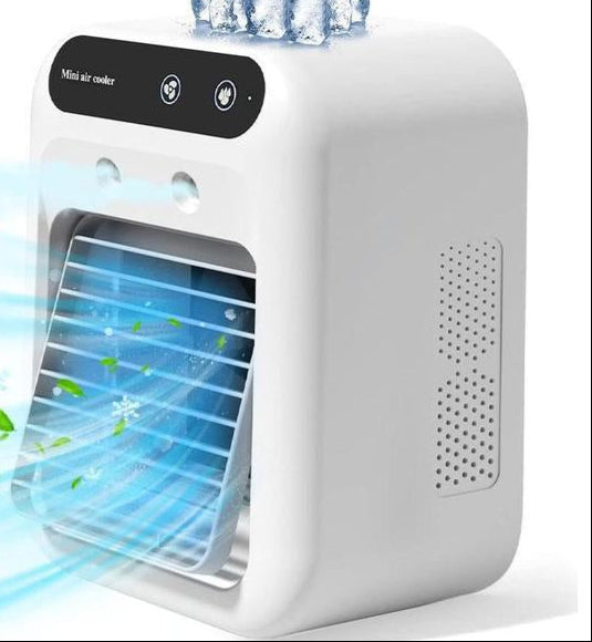 Portable Air Conditioners, 3-In-1 Cooling Fan with 2-Speed Mist Fan, Mini Air Cooler for Traveling, Office, Living Room, Bedroom