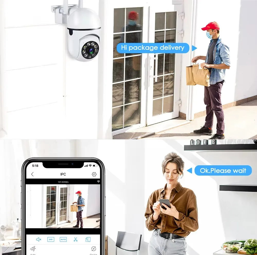 BrightSentinel™: 5MP WiFi Security Camera