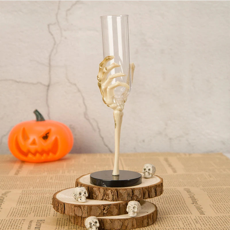 BoneChalice™: Halloween Skull Wine Glass