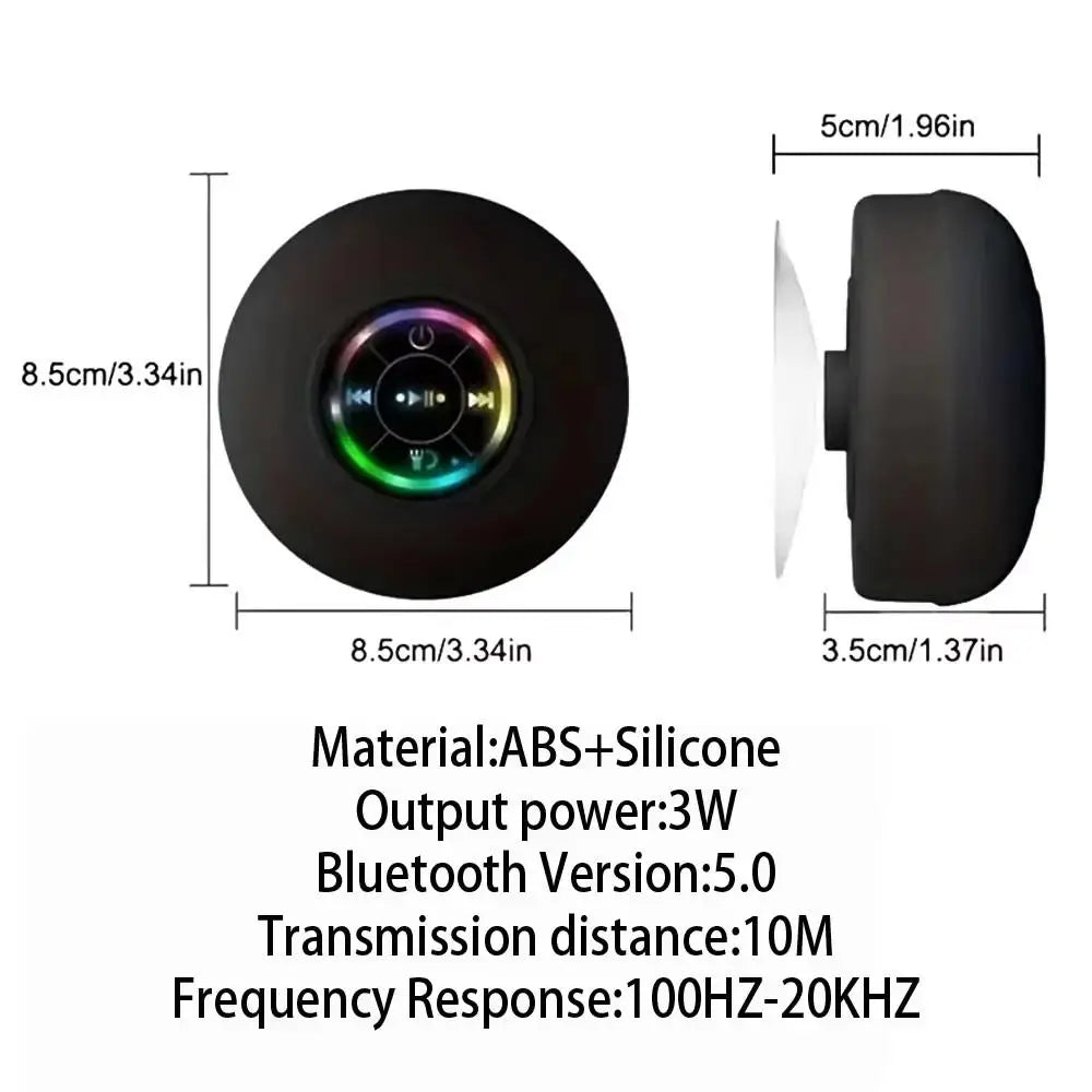 AquaBeats™: LED Waterproof Bluetooth Speaker