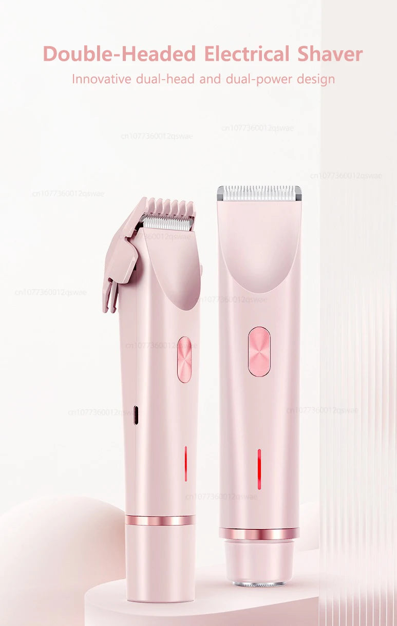 LuxeTrim™: Dual-Head Women’s Electric Shaver