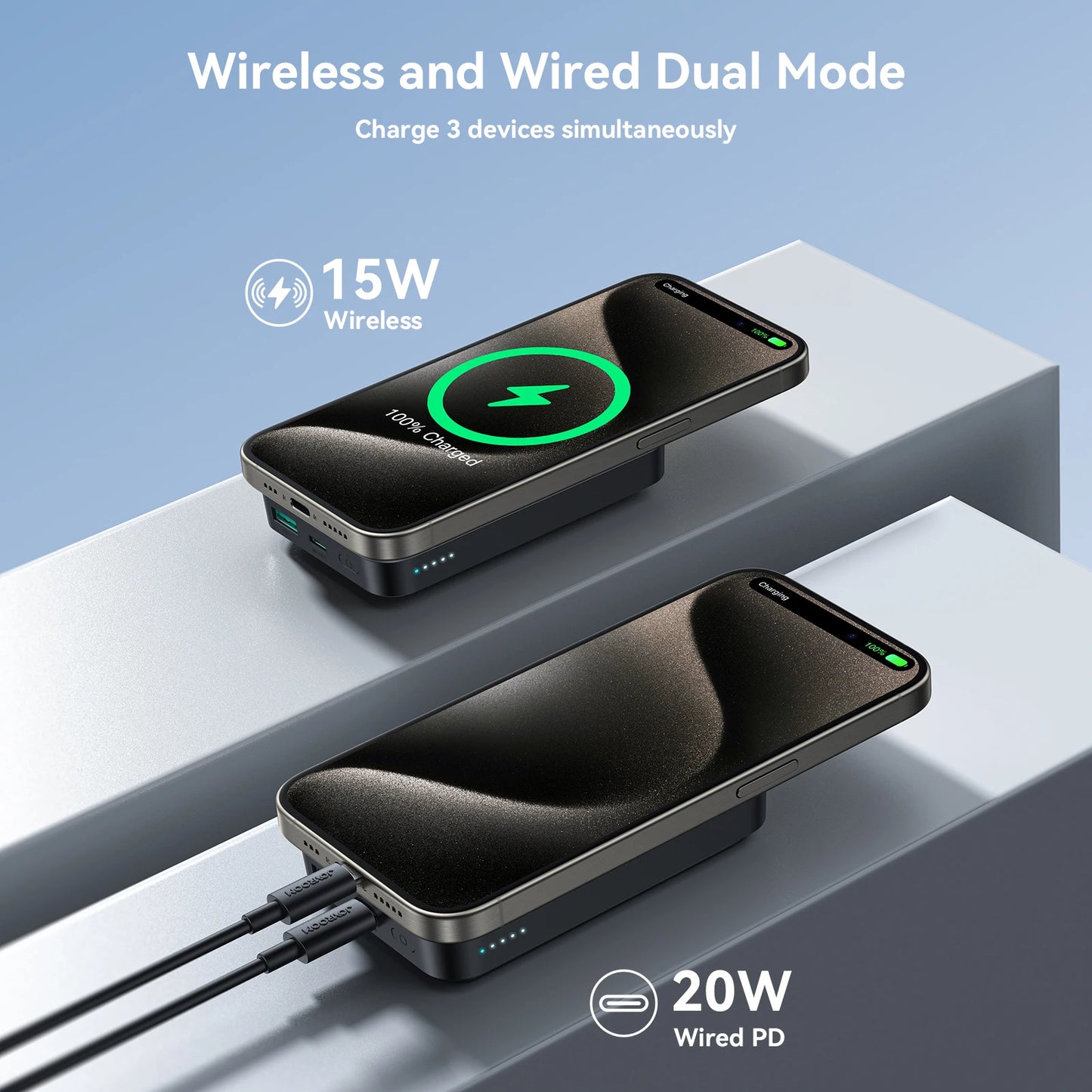 MagniCharge™: 20W Magnetic Power Bank