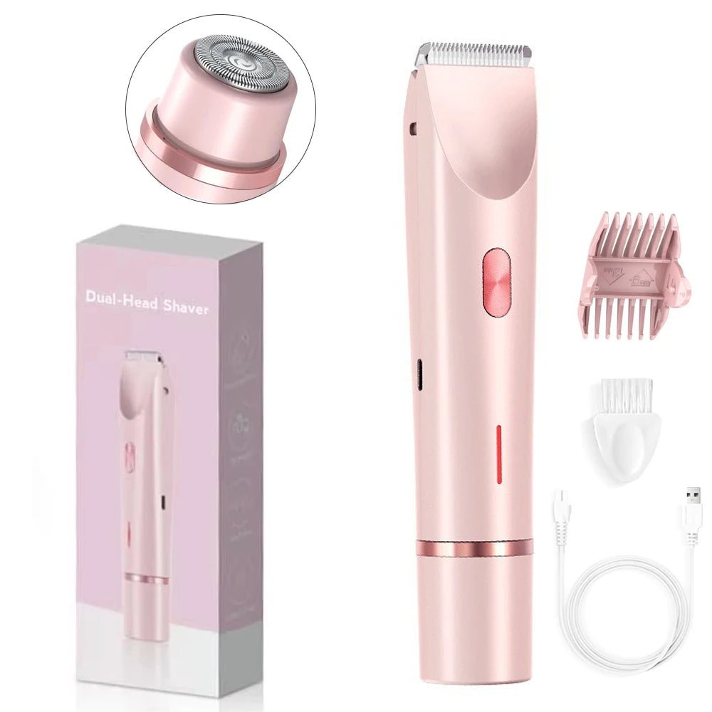 LuxeTrim™: Dual-Head Women’s Electric Shaver