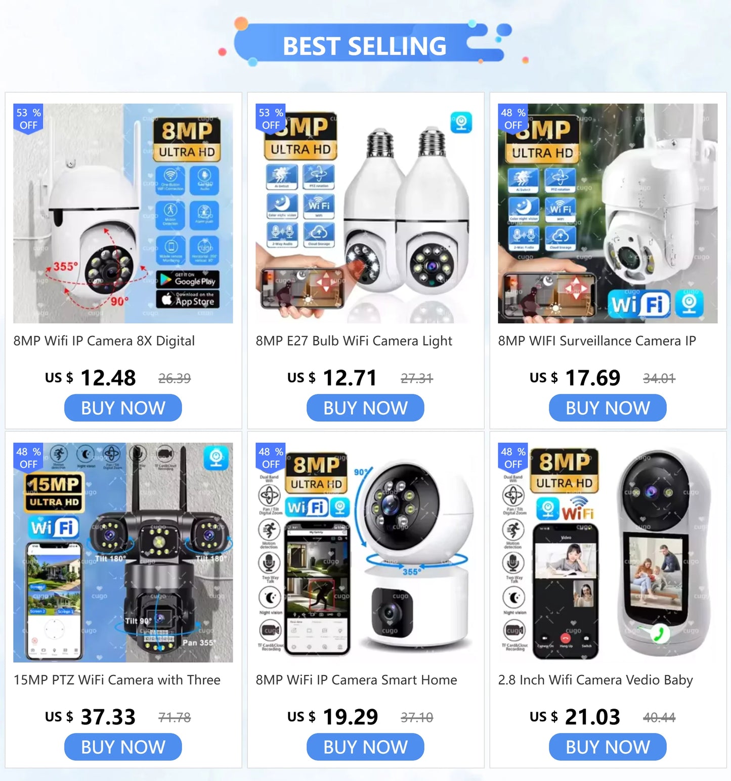 BrightSentinel™: 8MP Bulb WiFi Security Camera