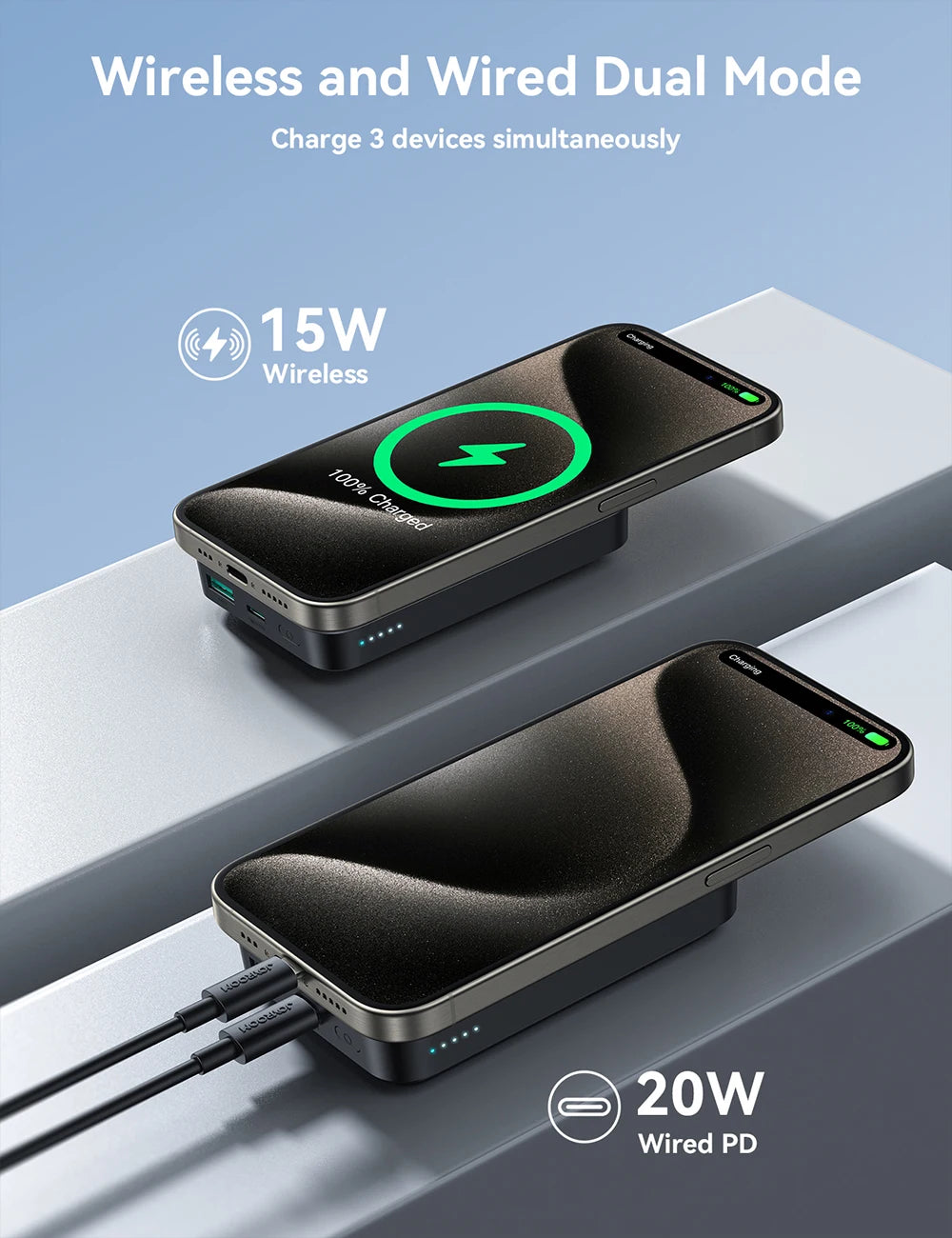MagniCharge™: 20W Magnetic Power Bank