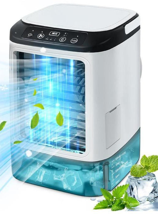Portable Air Conditioners, 3-In-1 Cooling Fan with 2-Speed Mist Fan, Mini Air Cooler for Traveling, Office, Living Room, Bedroom