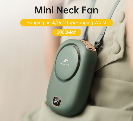 REHOBOTH LLC: BreezeClip™ USB Bladeless Mini Fan – Portable, Hands-Free Cooling for Outdoors & On-the-Go