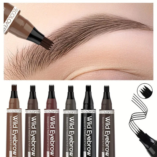 BrowMuse™: Waterproof 4-Tip Eyebrow Pen