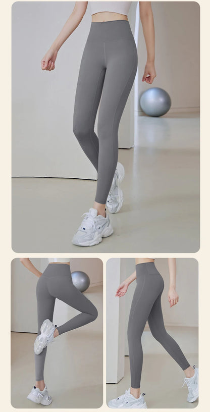 FlexAura™: High-Waisted Seamless Yoga Pants