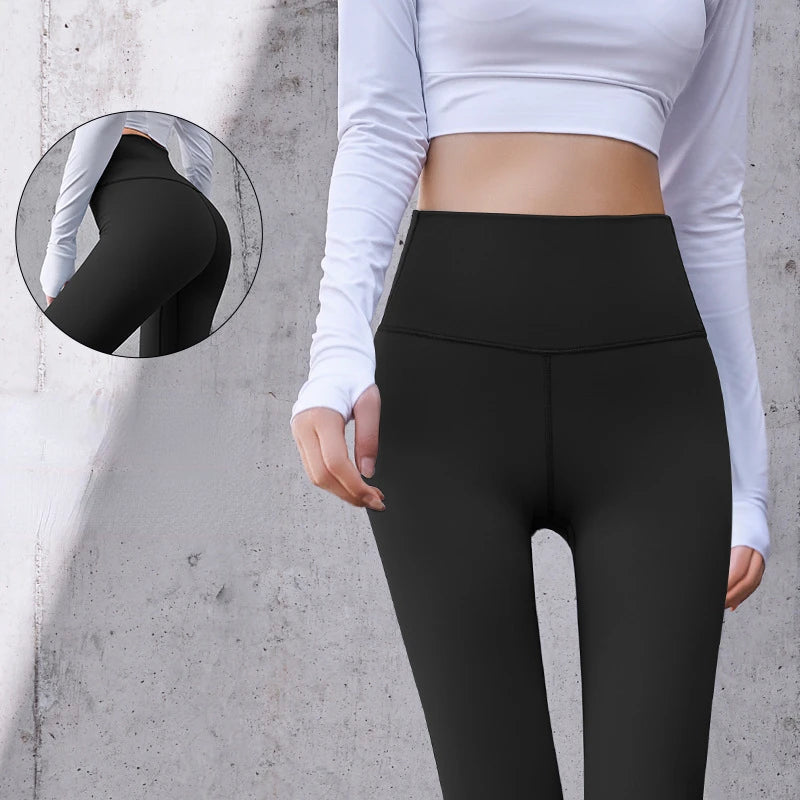 FlexAura™: High-Waisted Seamless Yoga Pants