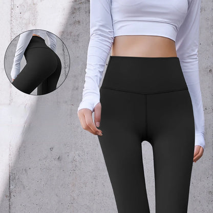 FlexAura™: High-Waisted Seamless Yoga Pants