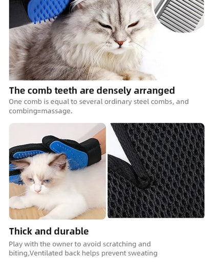 PawGleam™: Pet Grooming & Hair Removal Gloves