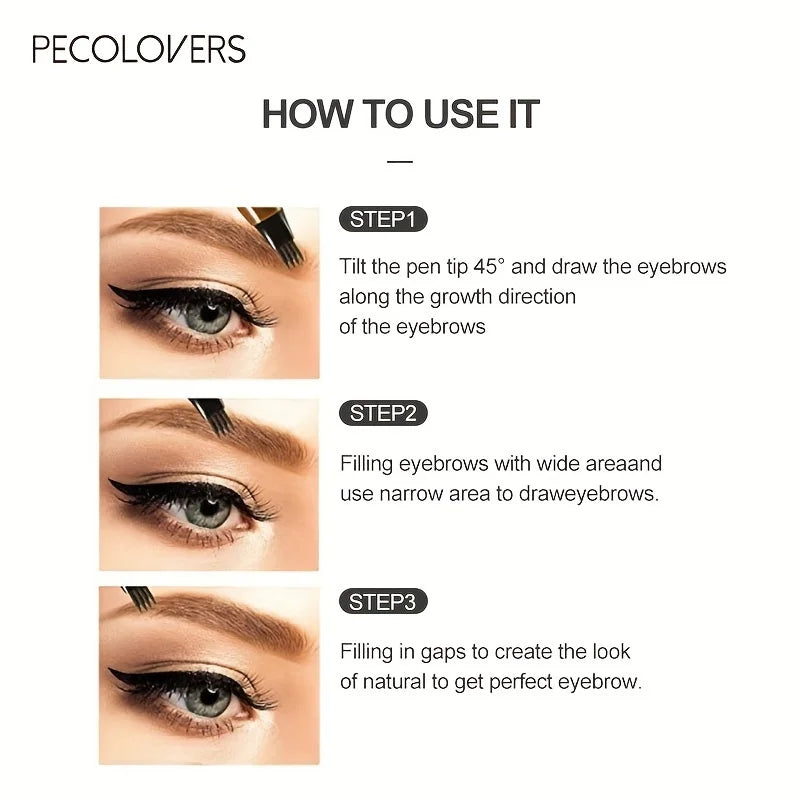 BrowMuse™: Waterproof 4-Tip Eyebrow Pen