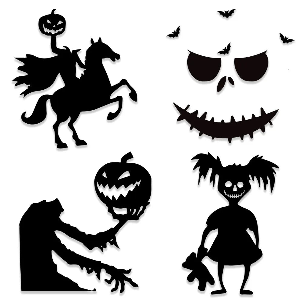 HexHaunt™: Halloween Window & Door Stickers