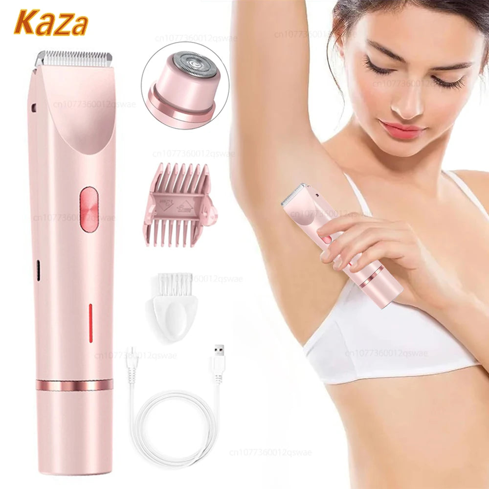 LuxeTrim™: Dual-Head Women’s Electric Shaver