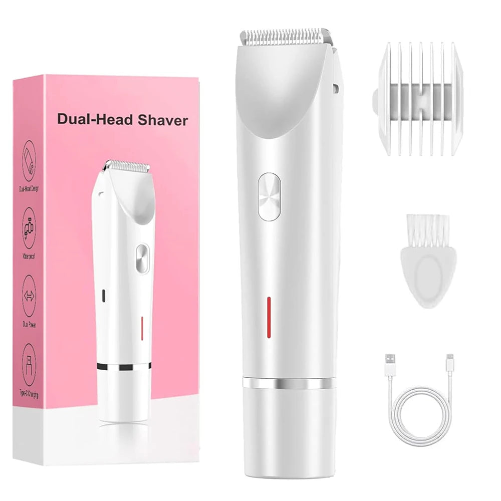 LuxeTrim™: Dual-Head Women’s Electric Shaver