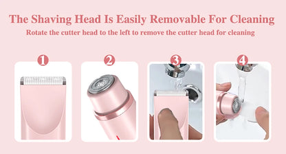 LuxeTrim™: Dual-Head Women’s Electric Shaver