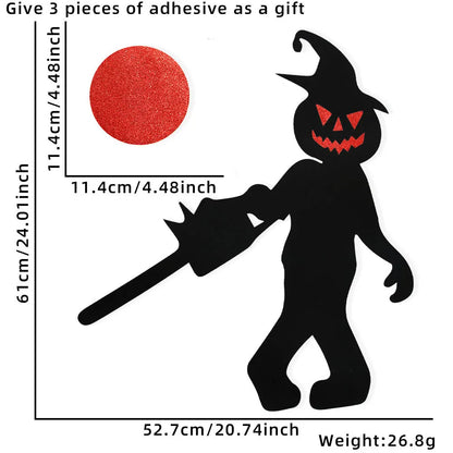 HexHaunt™: Halloween Window & Door Stickers