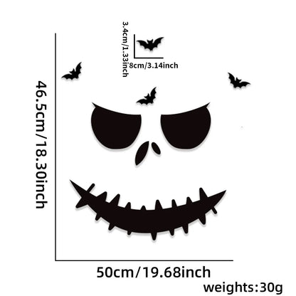 HexHaunt™: Halloween Window & Door Stickers