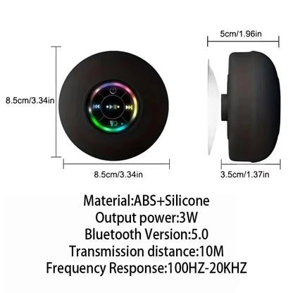 AquaBeats™: LED Waterproof Bluetooth Speaker
