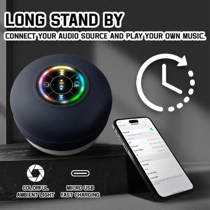 AquaBeats™: LED Waterproof Bluetooth Speaker