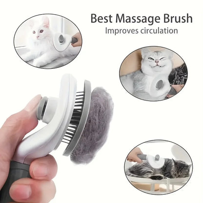 SheddyPaws™: One-Click Pet Grooming Comb