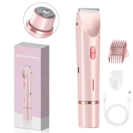 LuxeTrim™: Dual-Head Women’s Electric Shaver