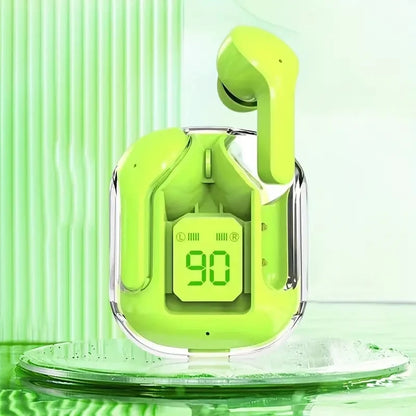 T2 Transparent Hi-Fi Bluetooth Earbuds – LED Display & Deep Stereo Sound | Compatible with Xiaomi & More  Experience sound like never before.