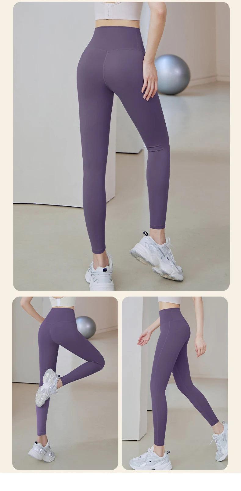 FlexAura™: High-Waisted Seamless Yoga Pants