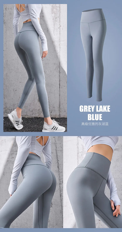 FlexAura™: High-Waisted Seamless Yoga Pants