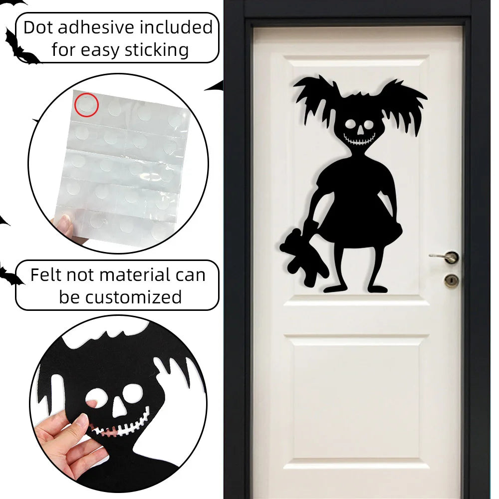 HexHaunt™: Halloween Window & Door Stickers