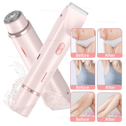 LuxeTrim™: Dual-Head Women’s Electric Shaver