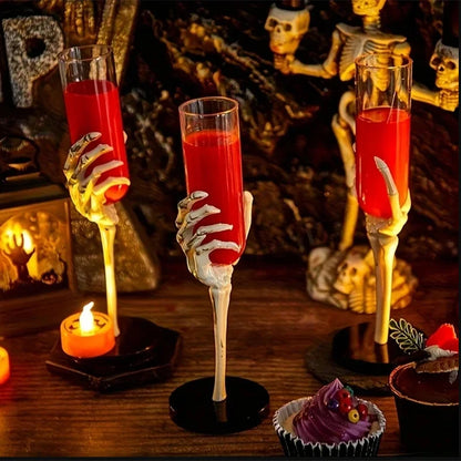 BoneChalice™: Halloween Skull Wine Glass